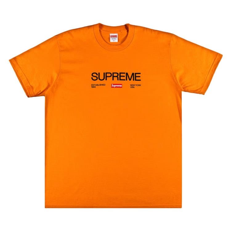 Supreme Est. 1994 T-Shirt Orange