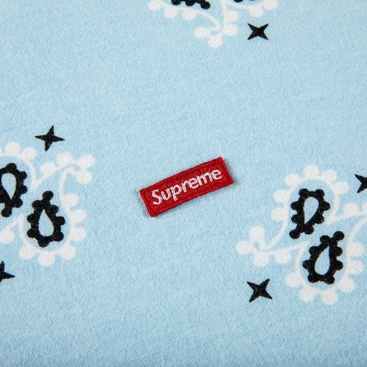 Supreme Small Box T-Shirt Light Blue Bandana