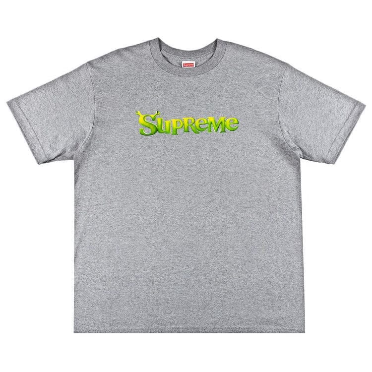 Supreme Shrek T-Shirt Heather Grey