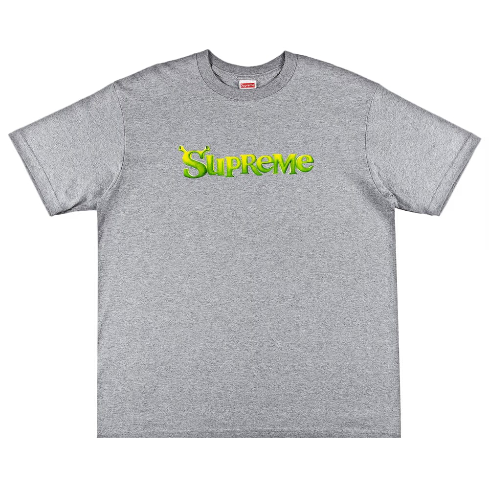 Supreme Shrek T-Shirt Heather Grey