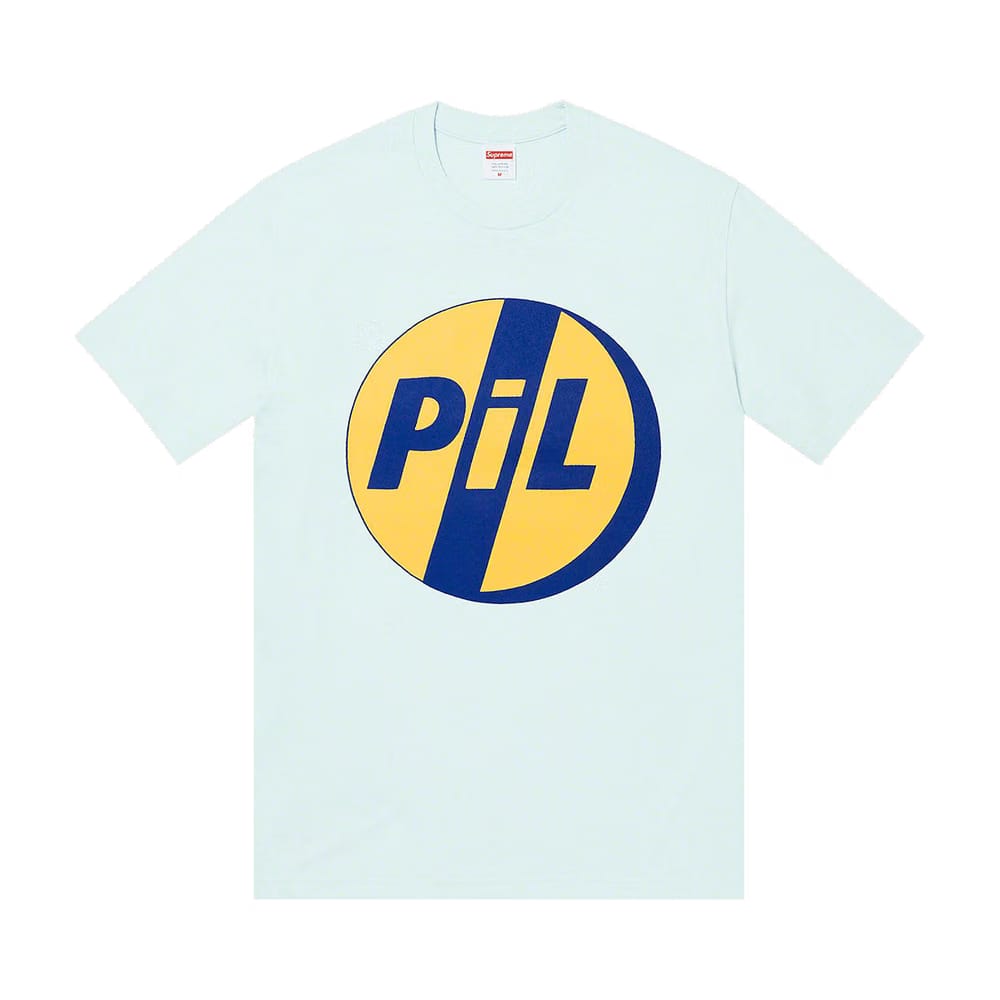 Supreme x PiL T-Shirt Pale Blue