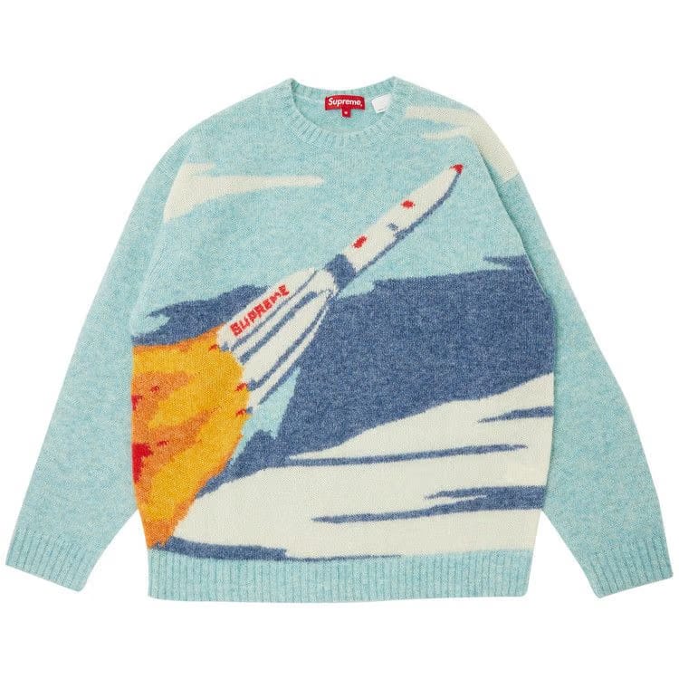 Supreme Rocket Sweater Blue