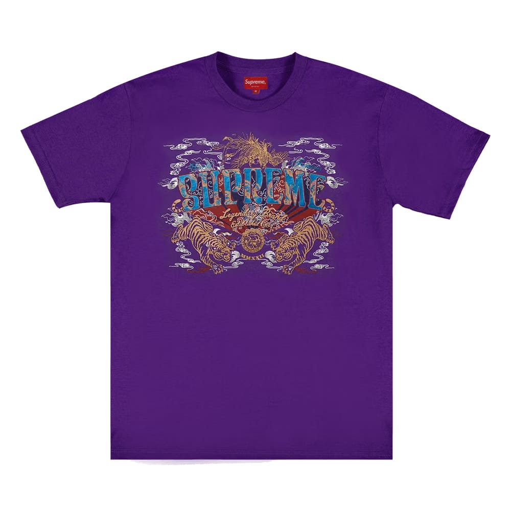Supreme Legendary Shorts-Sleeve Top Purple
