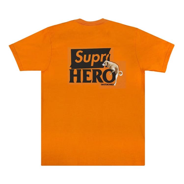 Supreme x ANTIHERO Dog T-Shirt Orange
