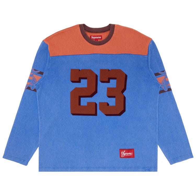Supreme Bumblebee Long-Sleeve Football Top Light Royal