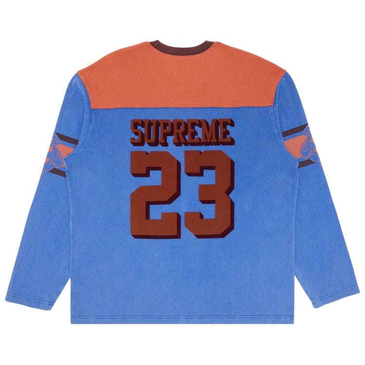 Supreme Bumblebee Long-Sleeve Football Top Light Royal