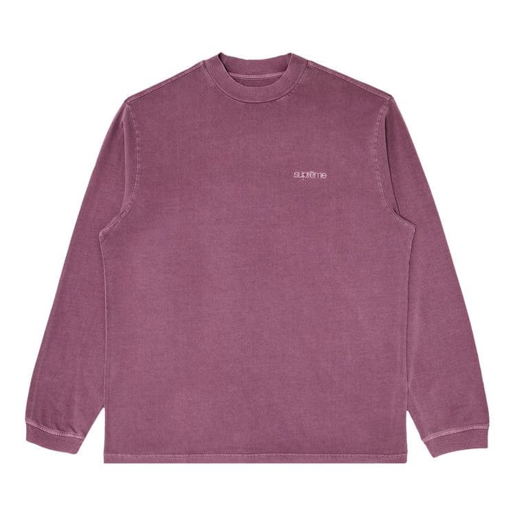 Supreme Mock Neck Long-Sleeve Top Dusty Plum