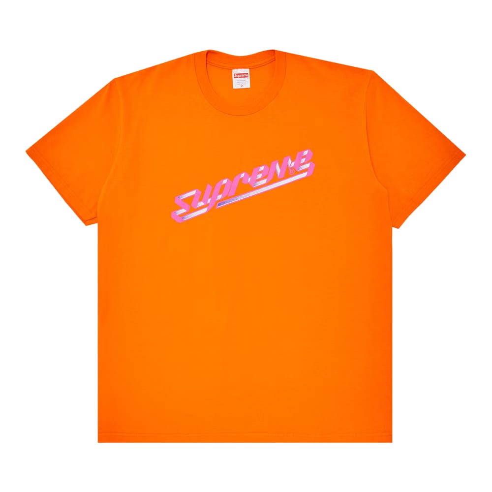 Supreme Banner T-Shirt Orange