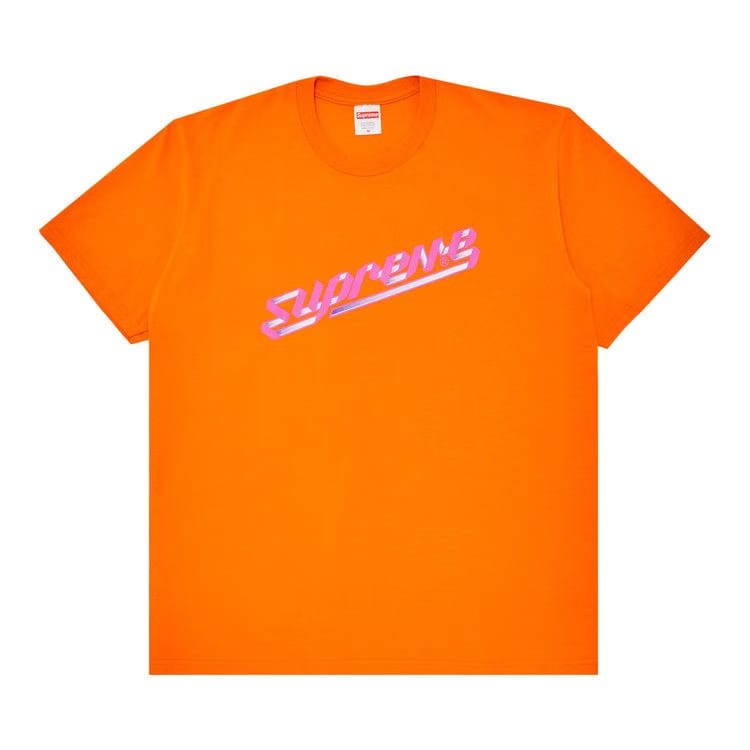 Supreme Banner T-Shirt Orange