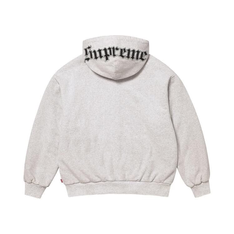 Supreme x Chicago White Sox Zip Up Hoodie Ash Grey