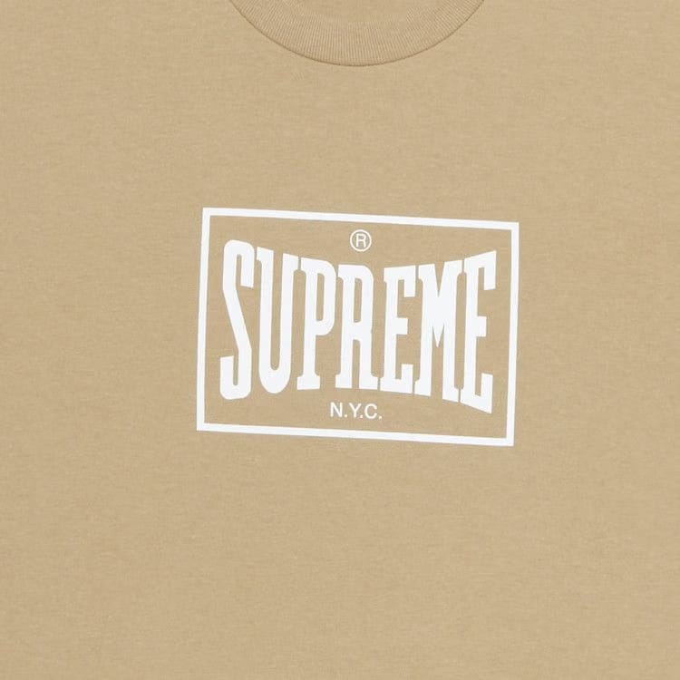 Supreme Warm Up T-Shirt Khaki