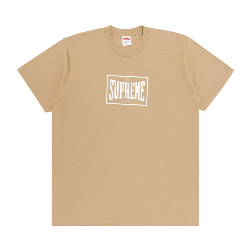 Supreme Warm Up T-Shirt Khaki