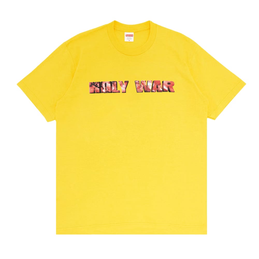 Supreme Holy War T-Shirt Yellow