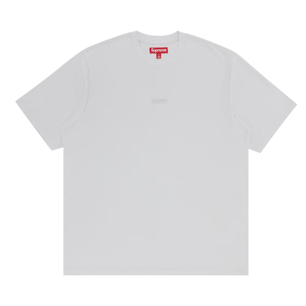Supreme High Density Small Box Shorts-Sleeve Top Grey