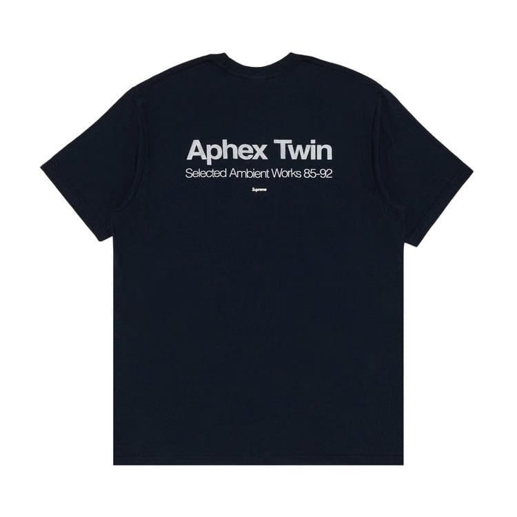 Supreme x Aphex Twin Ambient Works T-Shirt Navy