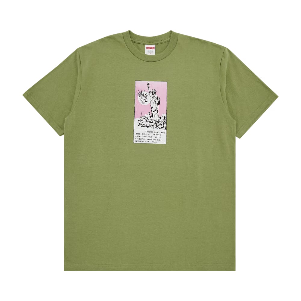 Supreme Liberty T-Shirt Moss