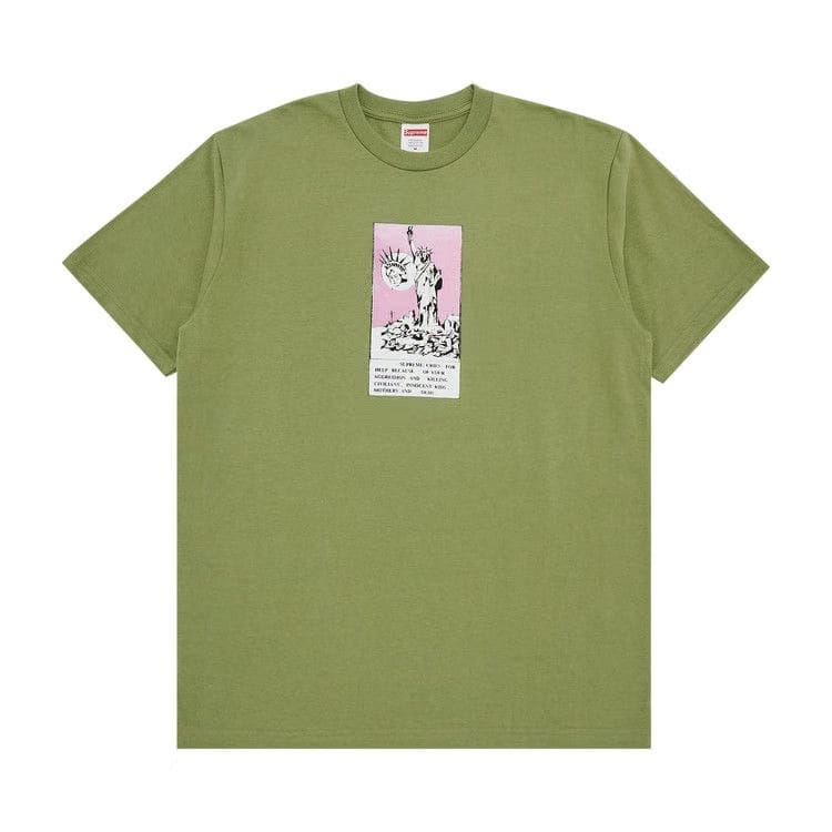 Supreme Liberty T-Shirt Moss