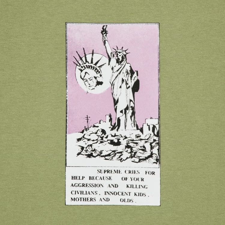 Supreme Liberty T-Shirt Moss