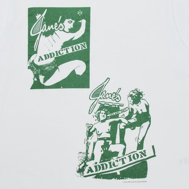 Supreme x Jane's Addiction Ringer T-Shirt White