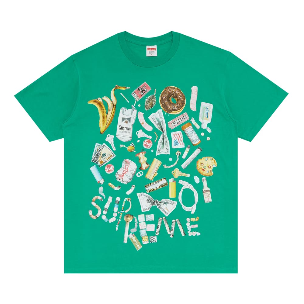 Supreme Trash T-Shirt Green
