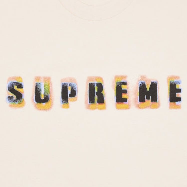 Supreme Stencil T-Shirt Pale Pink