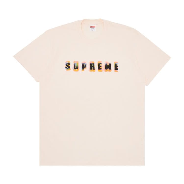 Supreme Stencil T-Shirt Pale Pink
