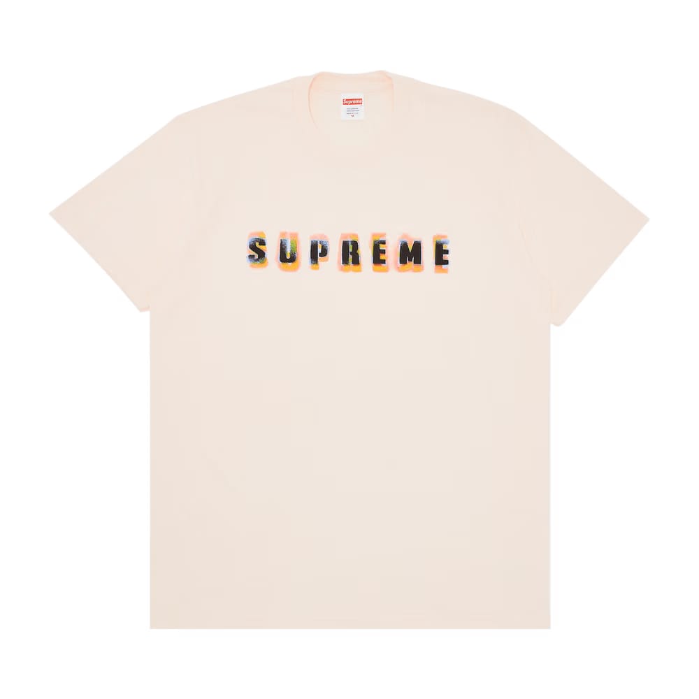 Supreme Stencil T-Shirt Pale Pink