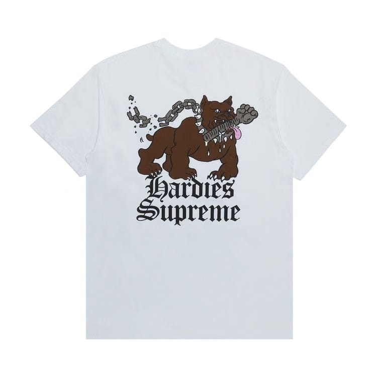 Supreme x Hardies Dog T-Shirt White
