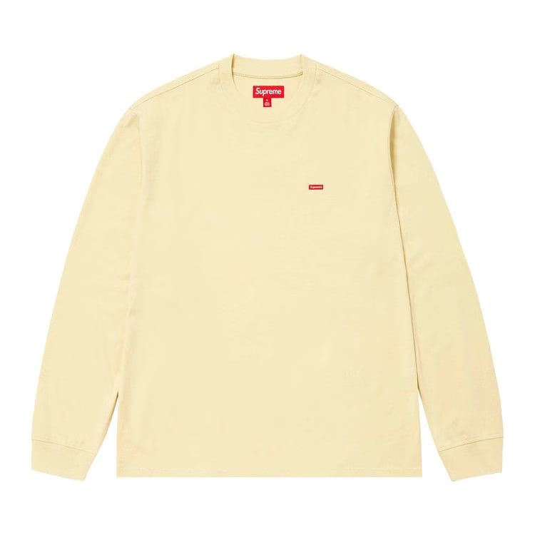 Supreme Small Box Long-Sleeve T-Shirt Light Tan