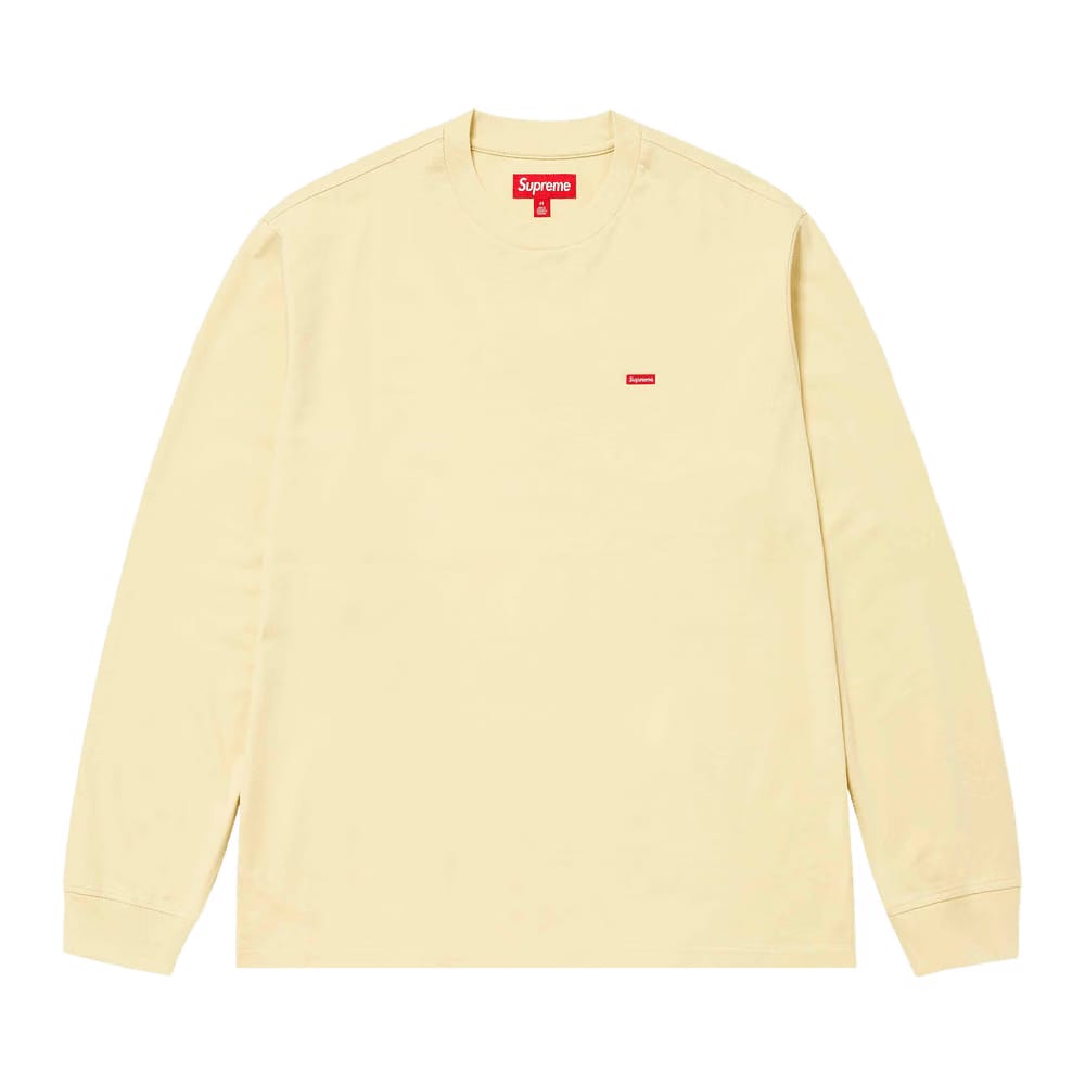 Supreme Small Box Long-Sleeve T-Shirt Light Tan