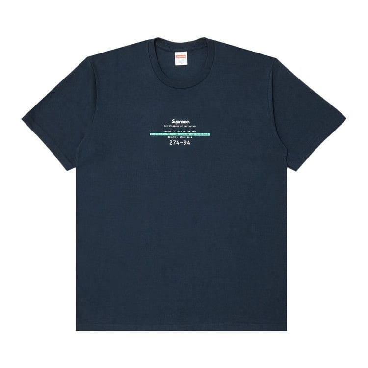 Supreme Standard T-Shirt Navy