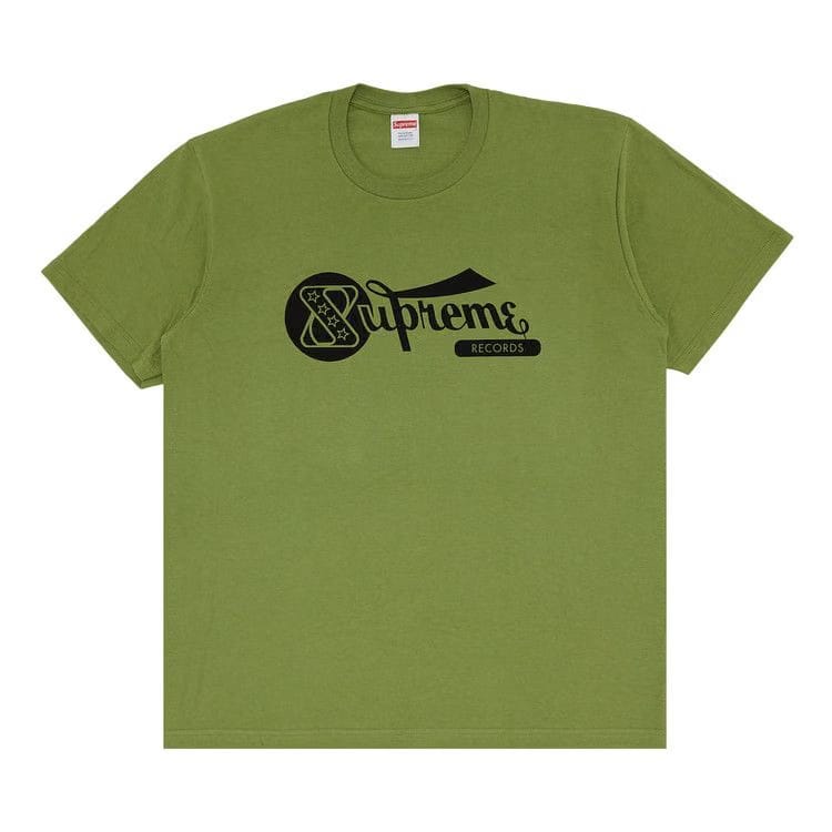 Supreme Records T-Shirt Moss Green
