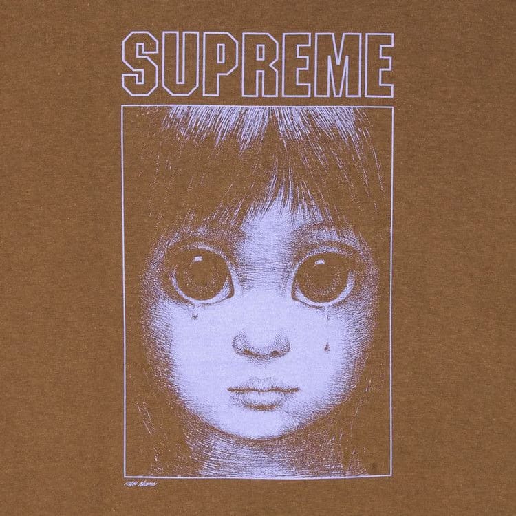Supreme Margaret Keane Teardrop T-Shirt Brown
