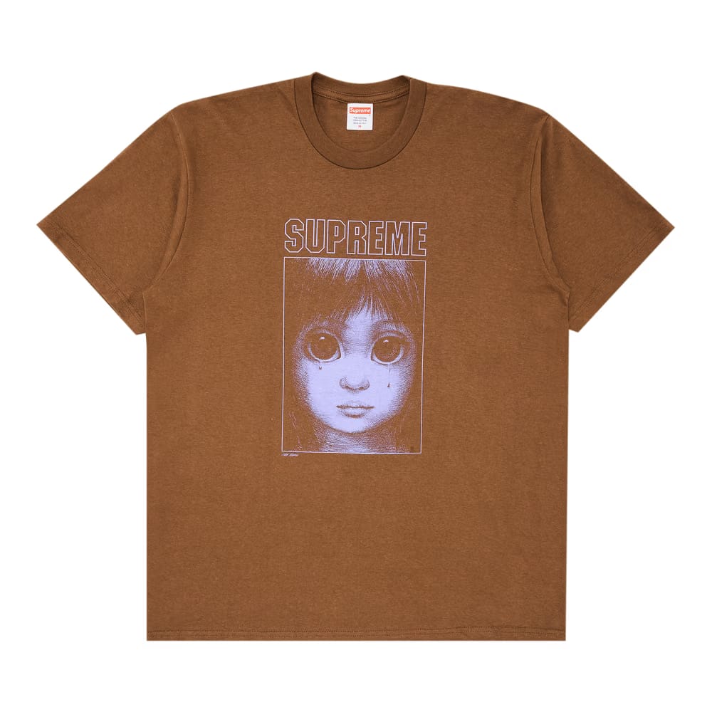Supreme Margaret Keane Teardrop T-Shirt Brown
