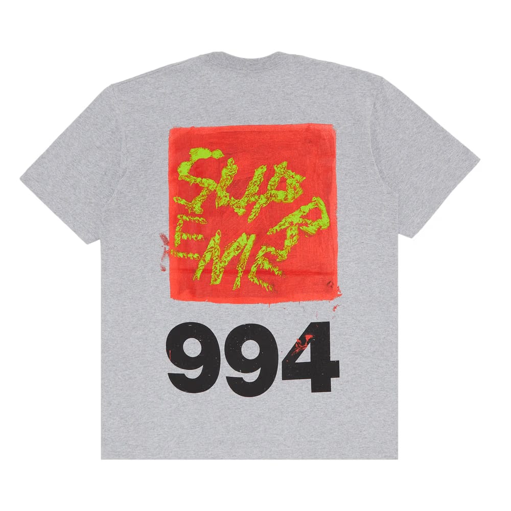 Supreme Paint T-Shirt Heather Grey