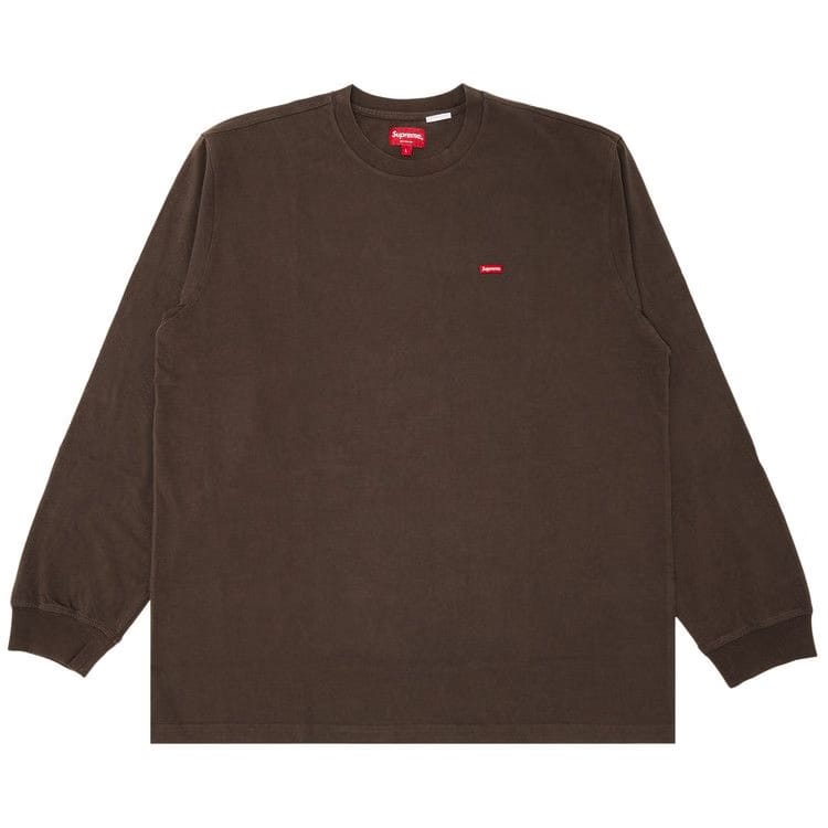 Supreme Small Box Long-Sleeve T-Shirt Brown