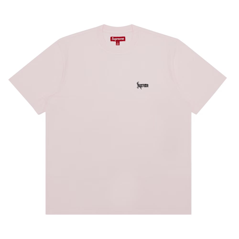 Supreme Old English T-Shirt Pink
