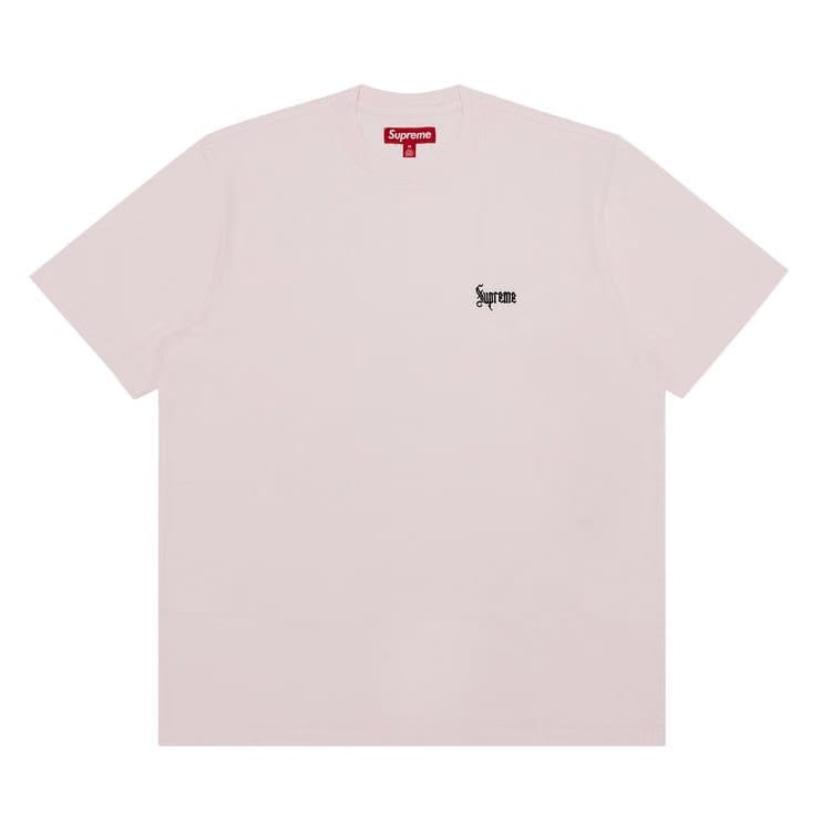 Supreme Old English T-Shirt Pink