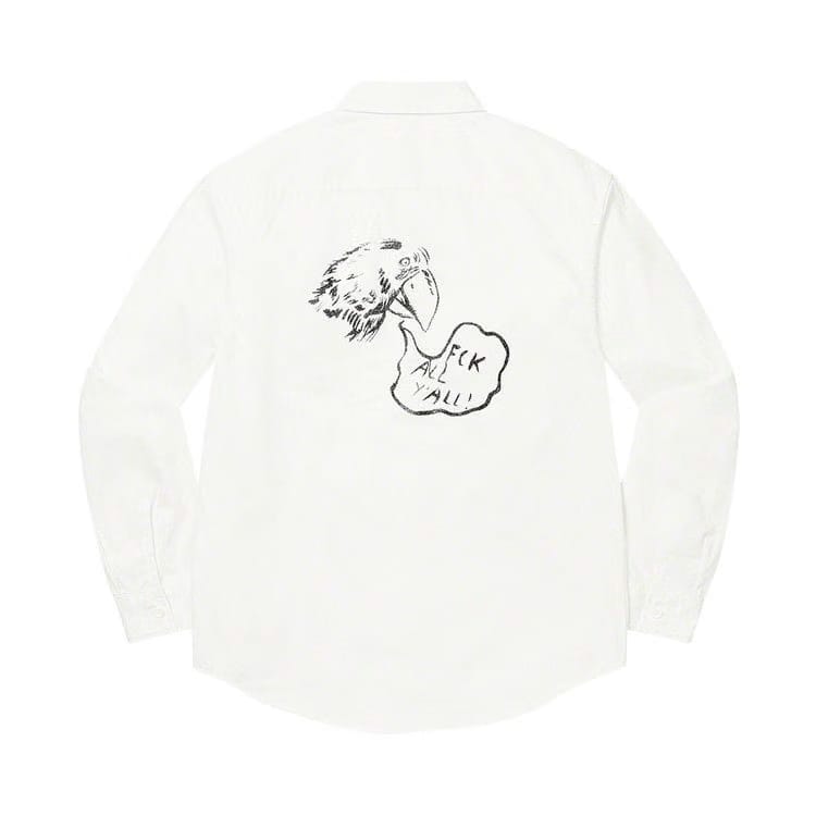 Supreme x Raymond Pettibon Work Shirt White