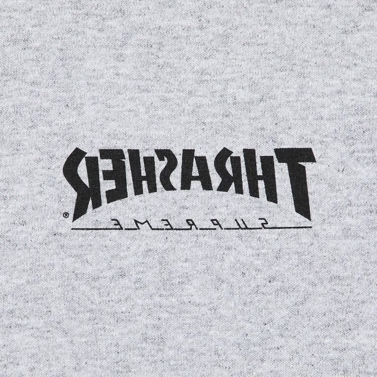 Supreme x Thrasher Cross T-Shirt Heather Grey