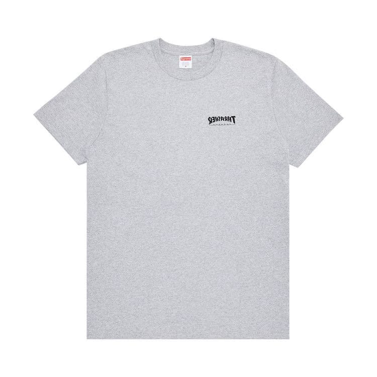 Supreme x Thrasher Cross T-Shirt Heather Grey
