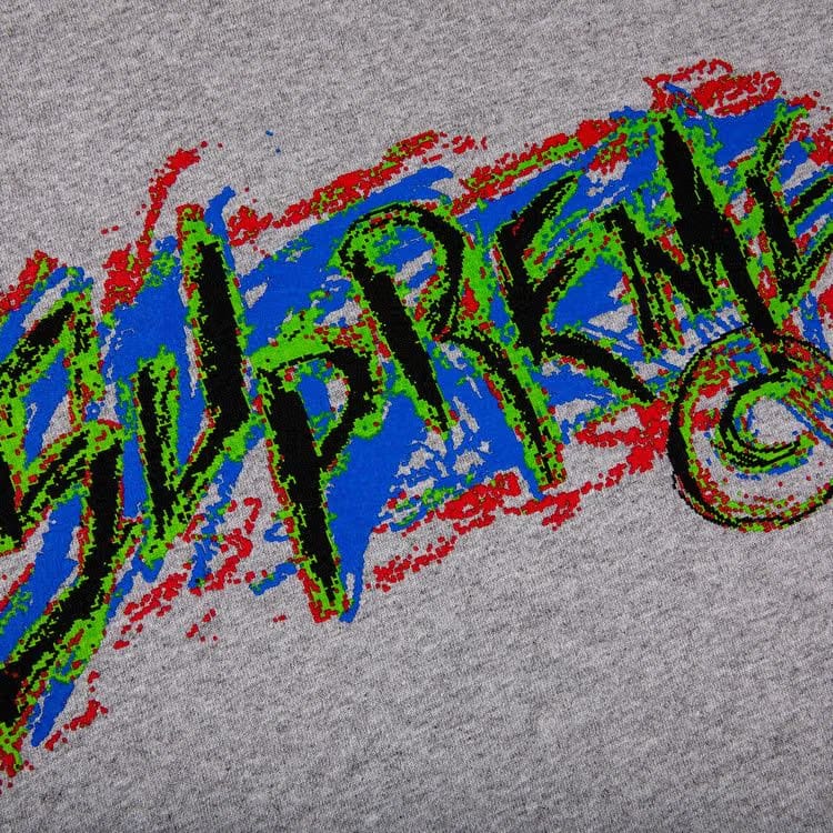 Supreme Scratch T-Shirt Heather Grey