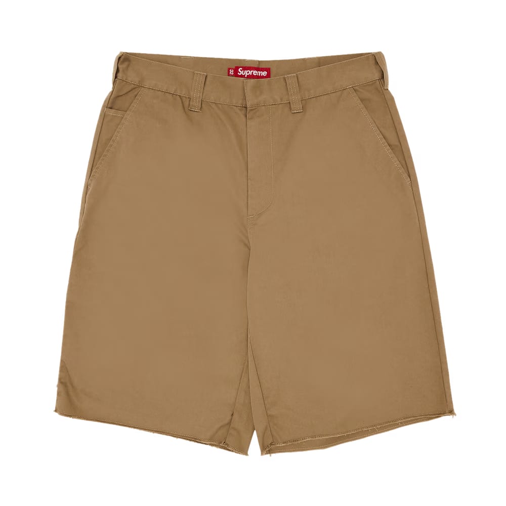 Supreme Work Shorts Tan