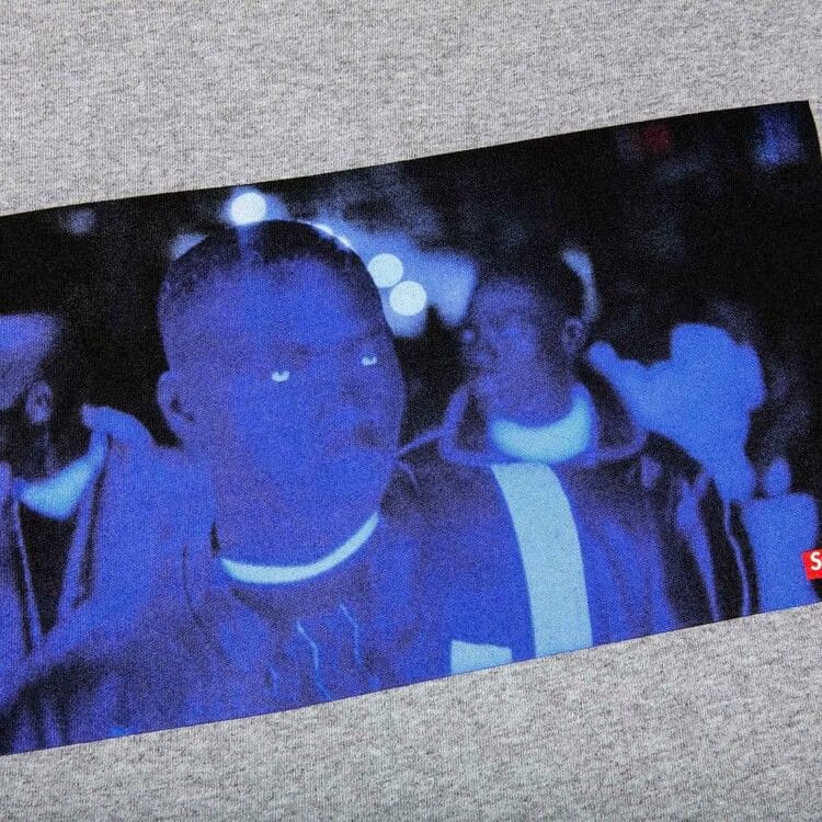 Supreme America Eats Its Young T-Shirt Heather Grey