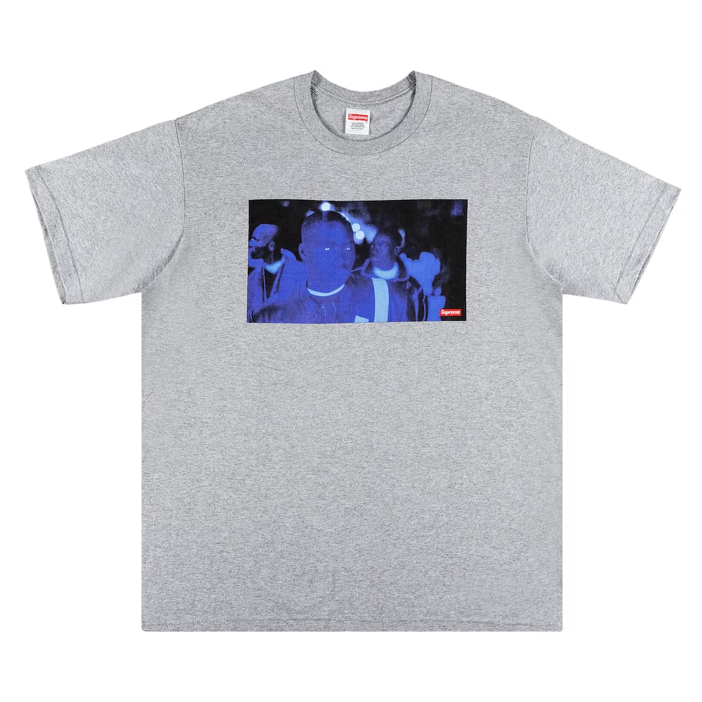 Supreme America Eats Its Young T-Shirt Heather Grey
