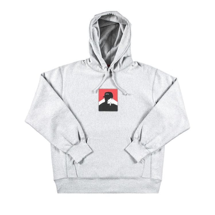 Supreme Portrait Hoodie Heather Grey