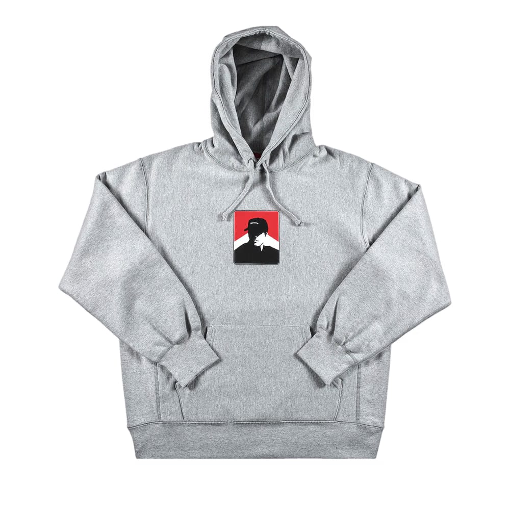 Supreme Portrait Hoodie Heather Grey