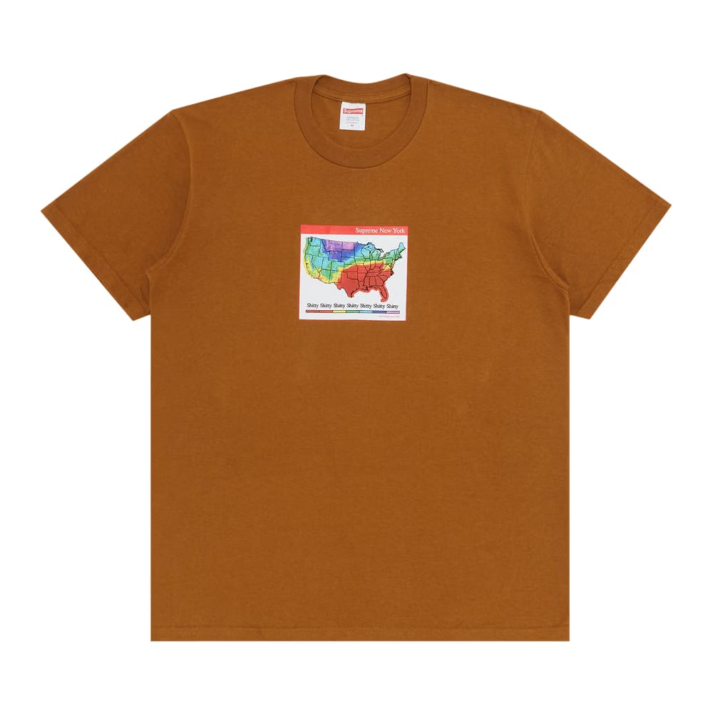 Supreme Weather T-Shirt Light Brown