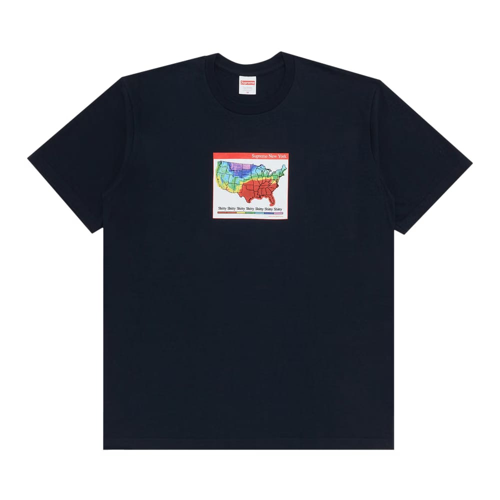 Supreme Weather T-Shirt Navy