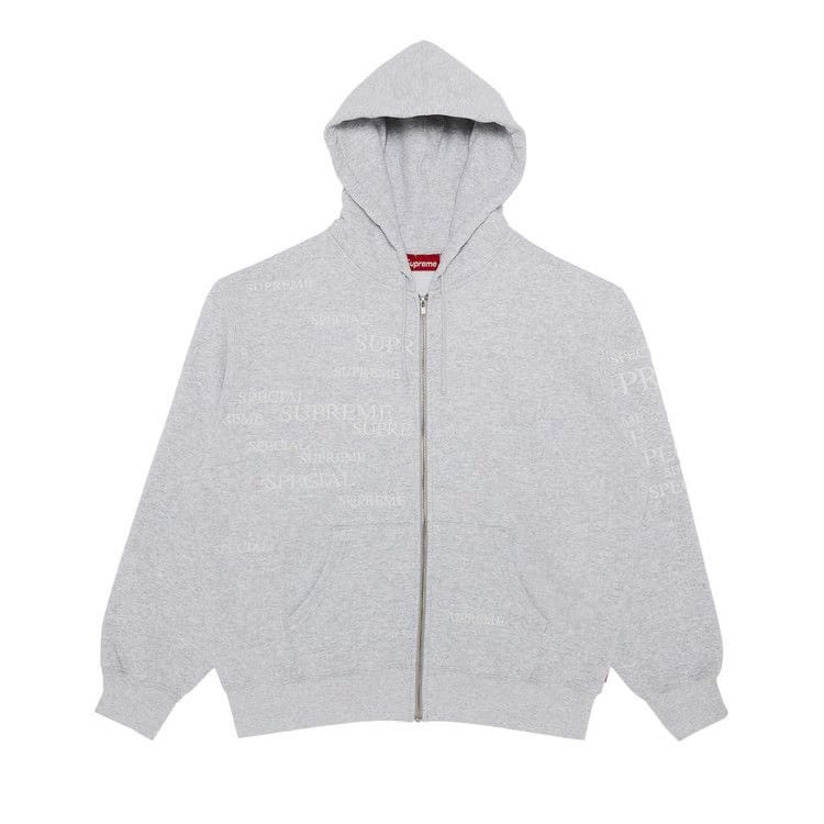 Supreme Special Zip Up Hoodie Ash Grey